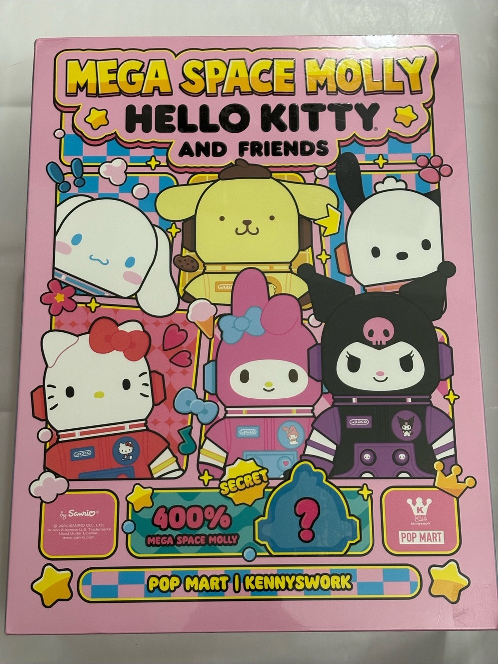 Popmart Mega Space Molly 400% Hello Kitty and Friends - Kuromi